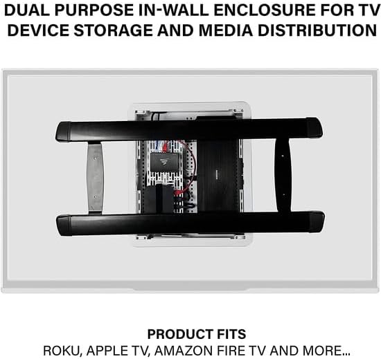 Legrand - OnQ Cable Management, In-Wall Media Box, Dual Purpose Structured Wi...