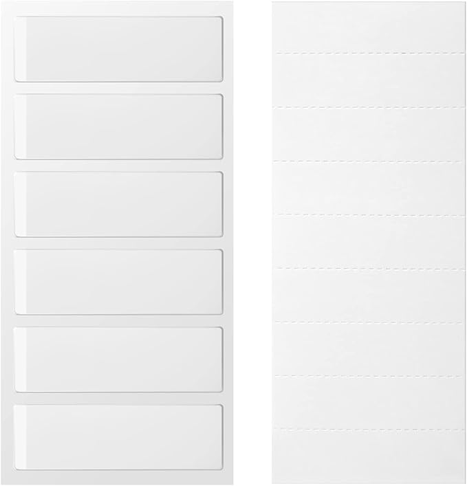 Juvale Clear Vinyl Binder Spine Label Pockets - Image 8