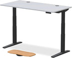 UPLIFTDESK V3 2-Leg White Laminate Wood Standing Desk – Adjustable Height by UPLIFTDESK
