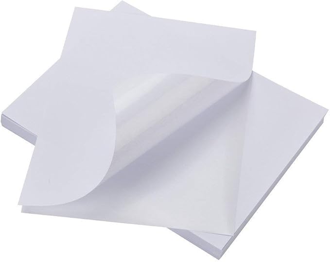 BESTEASY Sticker Paper 8.5" x 11" Full Sheet Label Stickers by BESTEASYLABELPRINTER