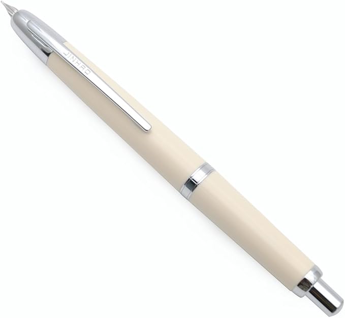 JINHAO 20 Press Fountain Pen, Retractable Capless Resin Pen by xixixiaozhu