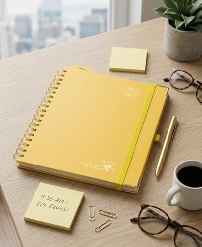 POPRUN Agenda 2026-2027, 8" x 10" Weekly Planner, Daily Appointment...