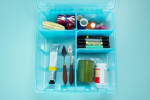 artbin super satchel double deep, 8-compartment craft box, view 10