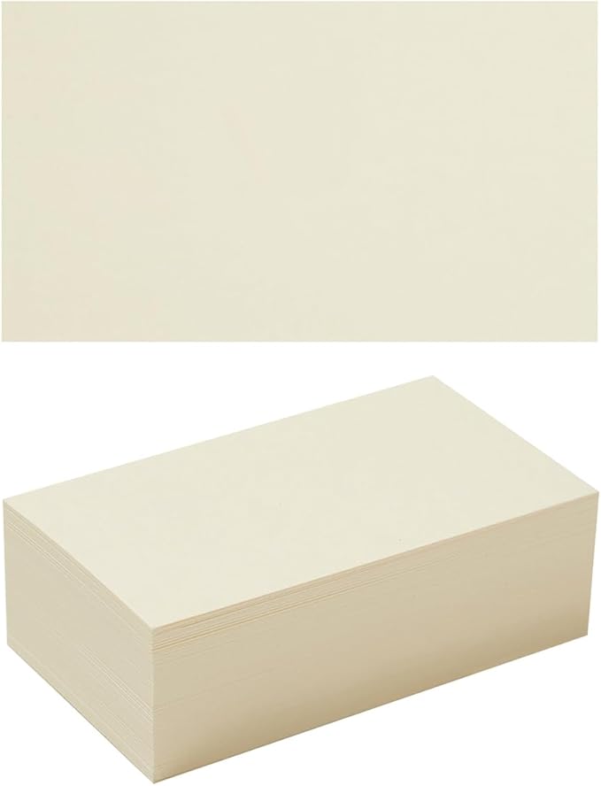 50 Sheets Blank Cardstock Paper 250 GSM Thick Heavy Cards Stock by Topeen