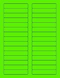 8-1/2 x 11" Neon Color High Light Fluorescent Labels by NextDayLabels