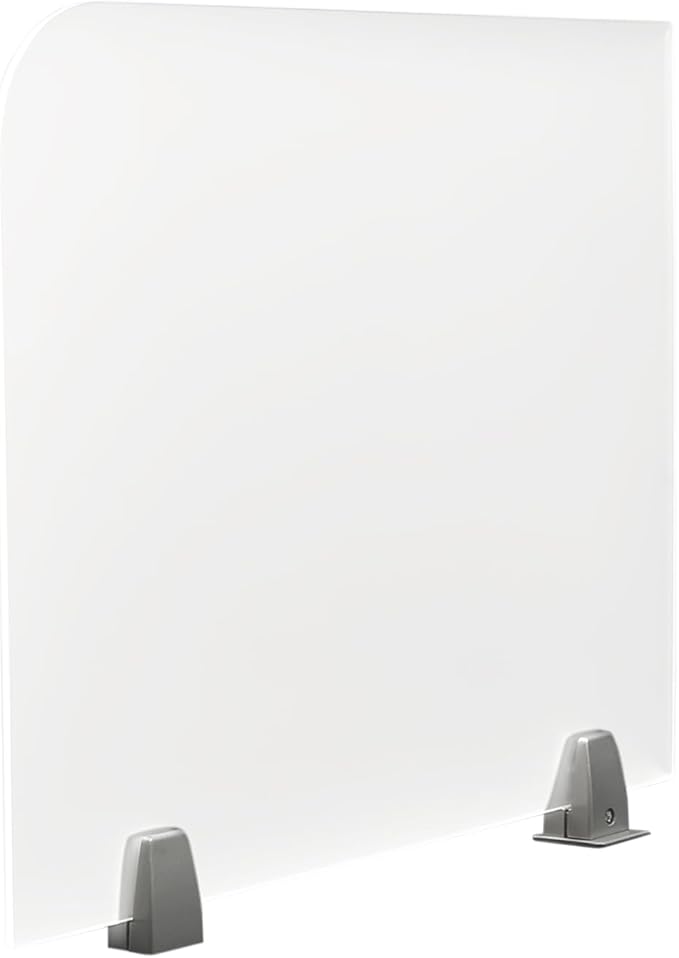 KONKENIE Acrylic Office Privacy Partition Indoor Desk Divider Guard Rectangle - Image 7