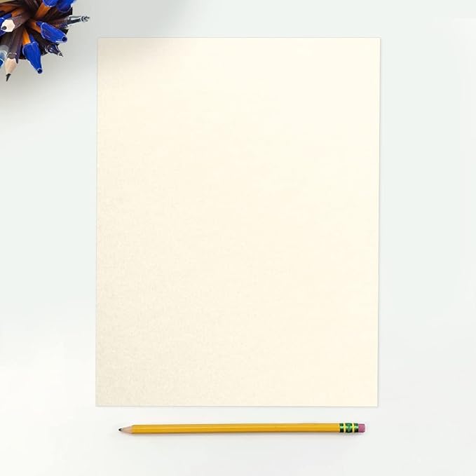 LUXPaper 8.5" x 11" Cardstock | Letter Size | Champagne Metallic | 105lb. Cover - Image 3
