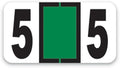 File Right Number Labels Roll – Color-Coded Numeric Filing Labels, 1-5/8" × by Unknown