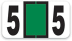 File Right Number Labels Roll – Color-Coded Numeric Filing Labels, 1-5/8" × by Unknown