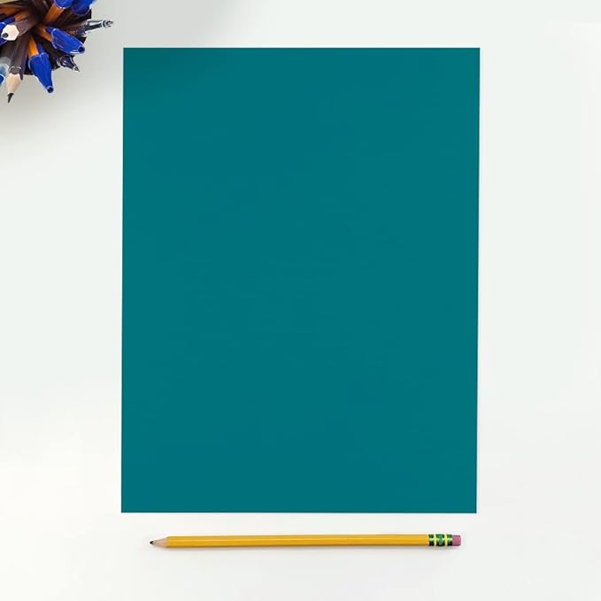 LUXPaper 8.5" x 11" Cardstock | Letter Size | Teal | 100lb. Cover | 50 Qty - Image 3