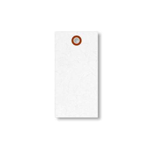SmartSign 4.25 x 2.125 inch “White” Blank Tyvek Shipping Tags - Image 3