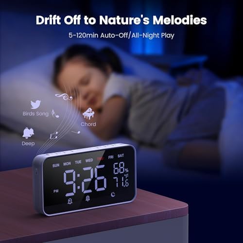 dekala bed shaker loud alarm clock for heavy on a desk or shelf
