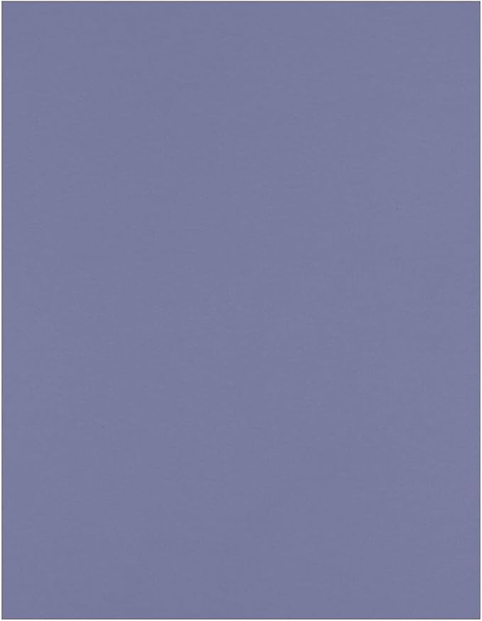 LUXPaper 8.5" x 11" Paper | Letter Size | Wisteria Purple | 80lb. Text | 50 Qty by LUXPaper