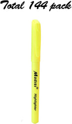 Madisi Highlighters, Chisel Tip, Fluorescent Yellow, Bulk Pack - Image 2