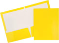 JAM PAPER Laminated Two Pocket Glossy School Folders by JAMPaper