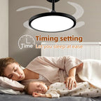 baysquirrel slim retractable ceiling fan with lights and, package contents