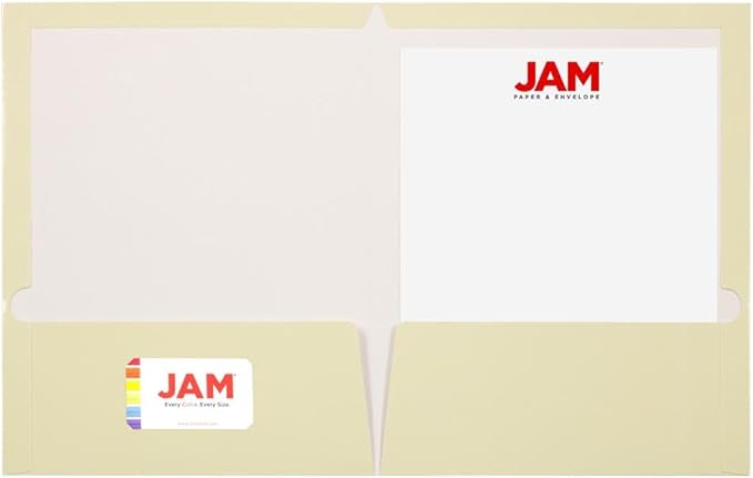 JAM PAPER Laminated Two Pocket Glossy Folders - Image 5