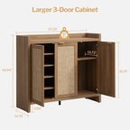 sicotas shoe storage cabinet, 30 pairs rattan shoe shown in use