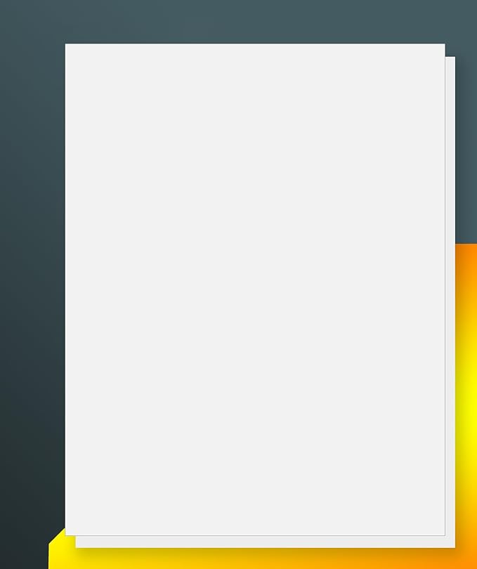 8.5" x 11" Full Sheet Label Sticker Paper by BETCKEY