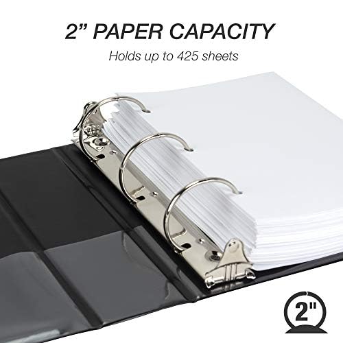 Samsill Economy 2 Inch Mini 3 Ring Binder, Made in The USA, Round Ring Binder - Image 3