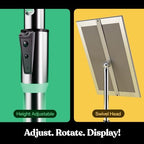 t-sign adjustable pedestal sign holder poster stand shown in use