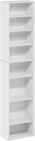 Furinno Indo DVD Shelf, 8-Tier CD Rack, Media Shelf by Furinno-FitsYourSpaceFitsYourBudget