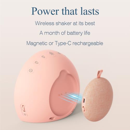 anjank loud alarm clock with wireless bed shaker showing dimensions