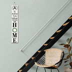 SRongmao Welcome To Our Home Porch Sign Personalized Welcome Sign - Image 5