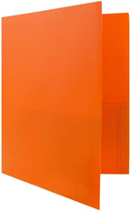 JAM PAPER Plastic Color Pop Folders - Image 3