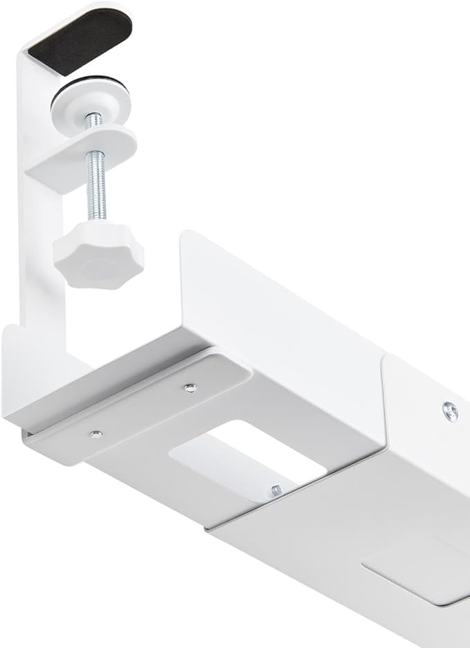 StarTech.com Under Desk Cable Management Tray, Length Adjustable, Clamp-On - Image 6