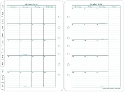 FranklinCovey - Original Two Page Per Day Ring-Bound Planner (Oct 2026 - Sep ...