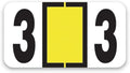 File Right Number Labels Roll – Color-Coded Numeric Filing Labels, 1-5/8" × by Unknown