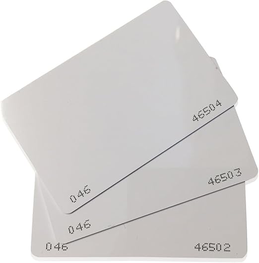10 pcs 26 Bit Proximity CR80 Cards Weigand Prox Blank Printable Swipe Cards by Unknown
