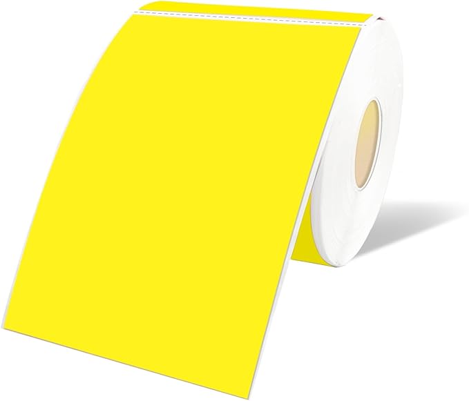 STARLIBOO 3"X5" Rectangle Color Coding Labels, Removable Square Label Inventory by STARLIBOO