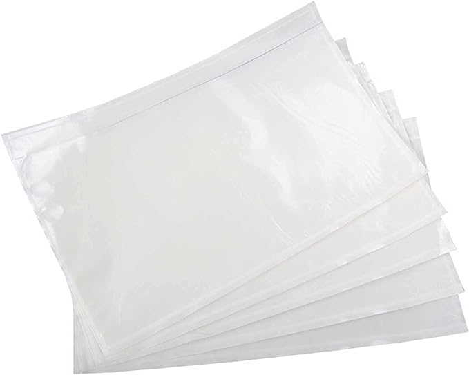BEUYI Clear 7.5'' x 5.5'' Packing List Envelopes, Adhesive Shipping Label by BEUYIwarehouse