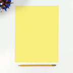 LUXPaper 8.5" x 11" Paper | Letter Size | Pastel Canary Yellow | 60lb. Text | - Image 4