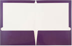 JAM PAPER Laminated Two Pocket Glossy School Folders - Image 4