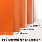 Dunwell Plastic Colored File Folders, 1/3 Tab Filing Folders - Image 8