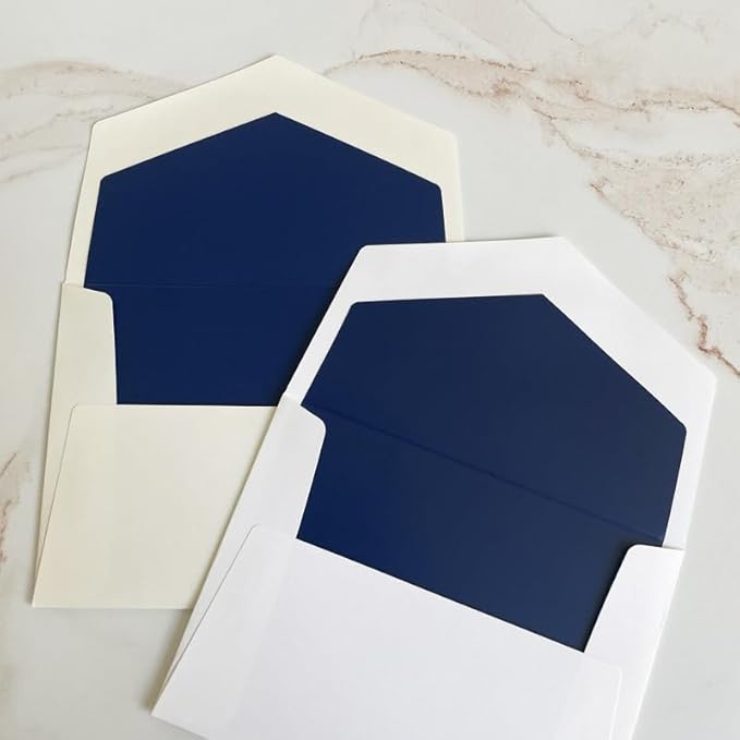 Classic Monogrammed Name Folded Notes – Raised Ink Personalized Stationery Set - Image 4