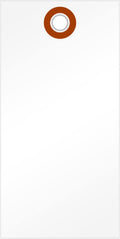 SmartSign 4.75 x 2.375 inch Blank White Shipping Tags by SmartSign