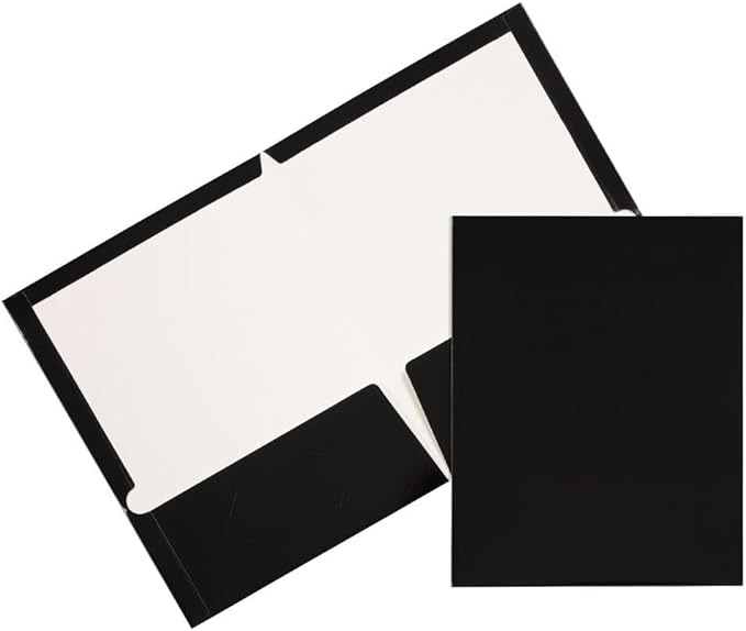 JAM PAPER Laminated Two Pocket Glossy Folders by JAMPaper