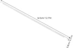 12pcs Metal Hanging File Bars - Folder Metal Rods - Hanging File Rails - Office Supplies for Document Organizer Desktop Folder Hanger Frame