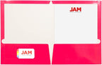 JAM PAPER Laminated Two Pocket Glossy School Folders - Image 4