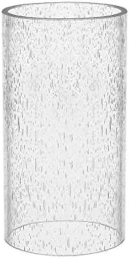 Sunwo Glass Shade Straight Cylinder Glass Lamp Shade Replacement by SUNWO