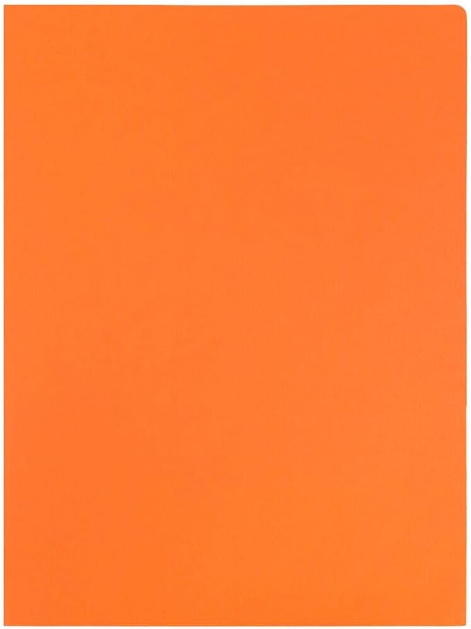 LUXPaper 9" x 12" Presentation Folders | Two Pocket | Mandarin Orange | 100lb. - Image 5