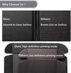 timirog black shipping boxes 11 1/8 x 8, close-up detail