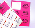 8-1/2 x 11" Neon Color High Light Fluorescent Labels - Image 4