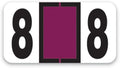 File Right Number Labels Roll – Color-Coded Numeric Filing Labels, 1-5/8" × by Unknown
