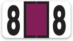 File Right Number Labels Roll – Color-Coded Numeric Filing Labels, 1-5/8" × by Unknown