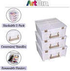 artbin 6990zz super satchel double deep 3-pack, portable, package contents